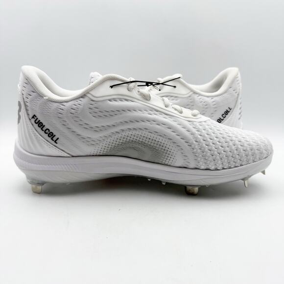 New Balance MENS 11.5 FuelCell 4040v7 Metal Cleats White Black Baseball NWOB main image 4